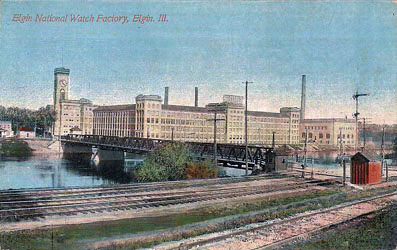 Elgin National Watch factory west and front wing