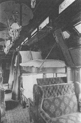 Interior of a Pullman Sleeping Car in 1890 (Pullman photo)