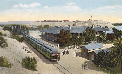 Southern Pacific Yuma Depot (vintage postcard view)