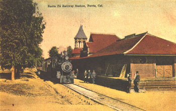 Santa Fe Railway Station, Perris, CA
