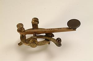 CPRR Telegraph Key, circa 1870, Smithsonian.