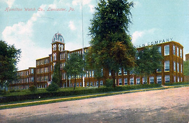 Hamilton Watch Fatory circa 1909, 4th floor added to main building