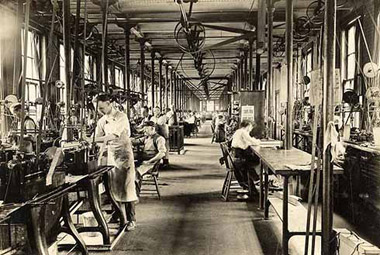 Flat Steel Room at the Hampden Watch factory