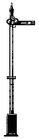 Semaphore type block signal