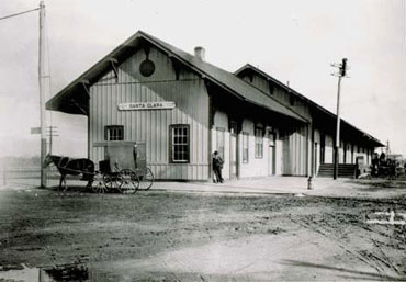 Santa Clara Depot, photo courtesy Caltrain