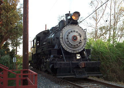 Ventura County No. 2 Approaches Middleton at Orange Empire Railway Museum (Richard Boehle photo)