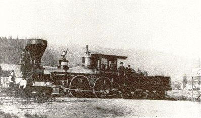 Napa Valley Rail Road train, courtesy Napa County Historical Society